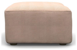 Heart of House Chloe Fabric Footstool - Old Rose